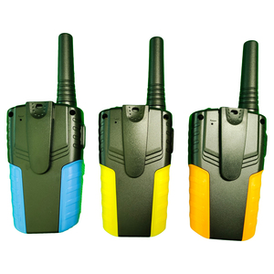 Lighttree 3 cái/hộp có thể sạc lại 2 dặm 22 kênh xách tay Walkie Talkie cho trẻ em <span class=keywords><strong>ctss</strong></span>/DCS tùy chọn Vật liệu silicon - Product Image 4