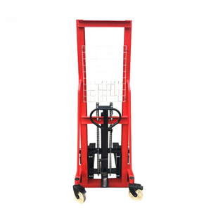 Chinese <strong>Hydraulic</strong> Manual <strong>Hand</strong> <strong>Stacker</strong> <strong>Forklift</strong> 1t 1.6m Lifting Manual Reach <strong>Stacker</strong> Price - Product Image 2