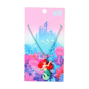 Yifan Children's Jewelry Little Mermaid Pendant Plastic Children's Necklace