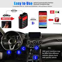 Thinkdiag-escáner OBD2 versión antigua V1.23.004 para DZ, sistema completo para herramientas de coche, codificación ecu, 2 años de actualización gratuita Easydiag4