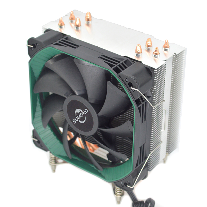 Настольный компьютер с 4 медными трубками радиатор процессора бесшумный 1700amd 115x1200 i3i5i7 оптовая цена