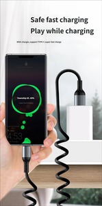 Juego de Cable USB C Retráctil de 60W y Cargador PD de 45W con Puntas Intercambiables, con Logotipo Personalizado, para Viajes de Negocios y Regalos Tecnológicos - Product Image 4