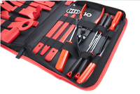 YIZHE — Kit plastique de 38 pièces, garniture automobile et de retrait de panneaux, tableau de bord, porte Radio, ensemble d'outils de clips d'intérieur