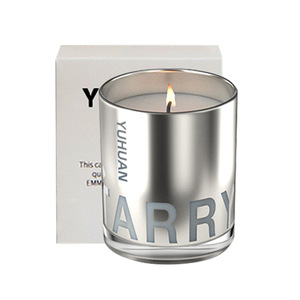 Scented Candle Soy Wax Cylinder <b>Cup</b> Handmade Home Decoration Aromatherapy Gift - Product Image 3