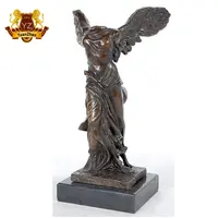 Sculptures de grande taille, statue d'ange de déesse, en bronze, dimensions naturelles, ailes de la victoire du samicservice