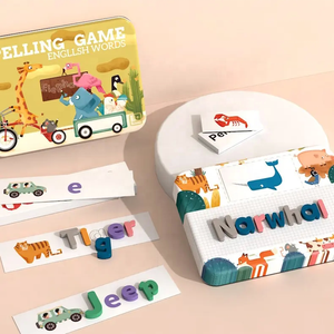 กล่องเหล็กปริศนาเด็กการศึกษา<span class=keywords><strong>คำ</strong></span>ภาษาอังกฤษเกมสะกดสนุก - Product Image 6