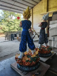 Estatua de Resina de Gran Tamaño de Dragon Ball Z <span class=keywords><strong>Super</strong></span> Saiyan Vegito, Figura de Anime Coleccionable, Escultura para Decoración del Hogar, Regalo de Colección - Product Image 3