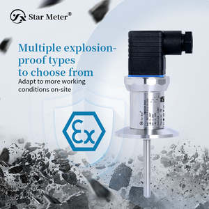 مستشعر درجة الحرارة CWDZ11A نوع PT100 مقاومة حرارية مع جهاز إرسال مدمج، شهادة CE، متاح للتصنيع حسب الطلب - Product Image 2