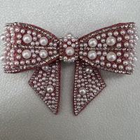 Élégante Broche Nœud Multicolore Scintillante Ornée de Perles et Strass, Ornement de Mode pour Vêtements, Sacs, Chapeaux, Coques de Téléphone Personnalisées