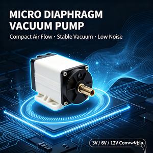 Pompe à vide à micro-diaphragme, mini pompe d'aspiration d'air DC pour instruments médicaux et équipements de laboratoire - Product Image 5