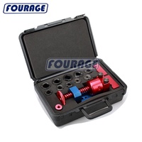 Kits d'outils d'installation de tuyau d'étau rotatif innovant en alliage d'aluminium pour pièces de course