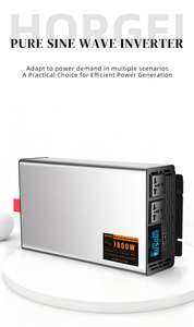 Inversor de Alta Eficiencia HorGei de 7000W - Portátil y Conveniente para Uso Doméstico, Motor con Control Remoto, Doble 1A, LCD, OEM, 7000W, 60Hz - Product Image 5