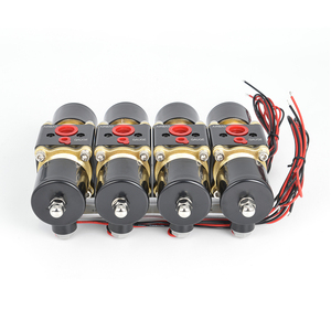 Dc 12v 250psi 4f זרימת סולנואיד סעפת עבור חלקי מדחס נסיעה - Product Image 3