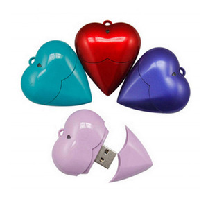 A granel barato de plástico de amor en forma de corazón de memoria Usb Stick 2GB 4GB 8GB GB 16GB 32GB Usb <span class=keywords><strong>Flash</strong></span> Drive - Product Image 1