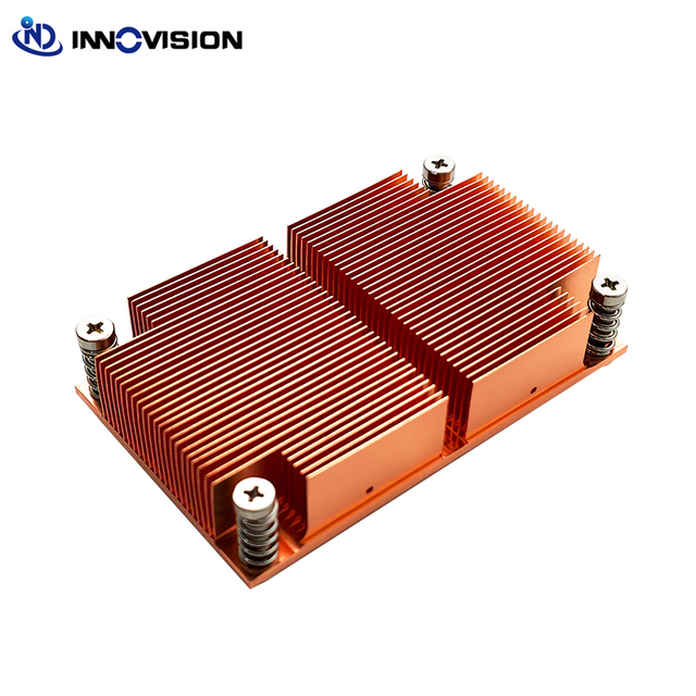 Copper 1U LGA2011 Narrow Passive Cpu Cooler Heatsink
