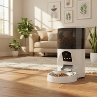 Distributeur de nourriture intelligent pour animaux de compagnie avec caméra, contrôle par application, bouteille de 2 L, distributeur de nourriture sèche pour chats et chiens
