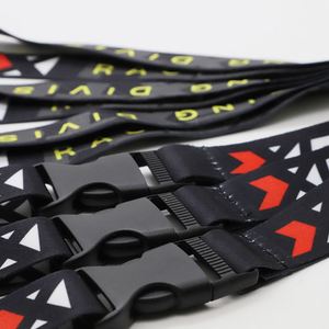 Custom Polyester Detachable Phone Lanyards Heat Transfer Safety Breakaway With Phone <b>Clip</b> Keychain Lanyards - Product Image 4