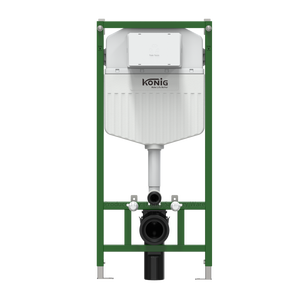 Sanitari da Bagno, <span class=keywords><strong>WC</strong></span> Sospeso con <span class=keywords><strong>Cassetta</strong></span> di Scarico Nascosta e Telaio in Ferro Blu - Product Image 5