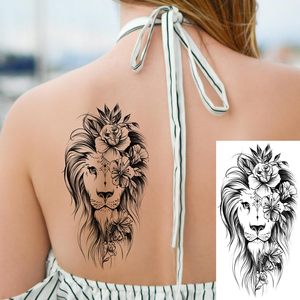 Autocollant de tatouage temporaire Jagua à base de jus d'herbes, bleu foncé semi-permanent, pour les dernières 2 semaines - Product Image 3