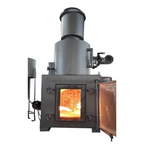 smokeless home industrial medical waste incinerator 100kg