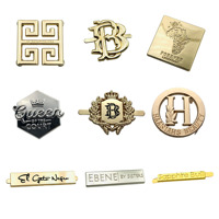 Quincaillerie pour sacs à main Étiquettes rondes personnalisées gravées avec nom LOGO en métal doré Étiquettes suspendues pour sacs à main