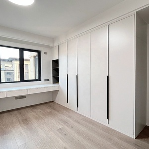 Livraison mondiale, armoire multi-portes, armoires d'angle élégantes en bois pour la chambre à coucher, armoire à vêtements pour la maison, meubles - Product Image 2