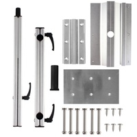 TYTXRV Accessoires RV Pied de table amovible en alliage d'aluminium pour ordinateur portable avec support réglable et rotation à 360 degrés