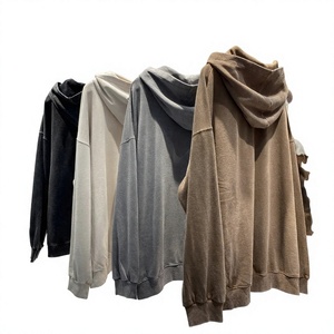 Sudadera con Capucha y Cierre para Hombre, Corte Regular, Color Sólido, Algodón French Terry, Estilo Casual para Otoño - Product Image 4
