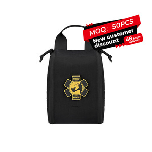 Rhinoレスキューポータブル<span class=keywords><strong>Molle</strong></span>戦闘戦術医療ポーチIFAK救急キット緊急サバイバル包帯チェストシール付き - Product Image 1