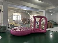 Niños fiesta al aire libre cúpula inflable globo burbuja casa