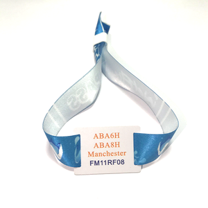 Personalizado Vip Party Festival ajustable Nfc pulsera etiqueta <span class=keywords><strong>Rfid</strong></span> tejido pulsera para eventos - Product Image 3