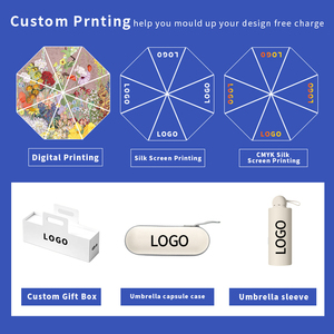 <span class=keywords><strong>5</strong></span> lần Mini Sun mưa Túi gấp ô quà tặng kinh doanh UV bảo vệ cá nhân ô dù tùy chỉnh với logo Quà Tặng - Product Image 2