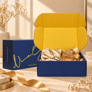 Boîte d'expédition en carton ondulé personnalisée en gros, imprimée en couleur, recyclable, avec logo personnalisé, pliable, pour emballage cadeau - Product Image 3