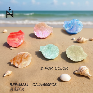 Fermacapelli a Forma di Conchiglia, 2 Pezzi per Colore, 600 Pezzi in Scatola, Accessorio per Capelli - Product Image 2