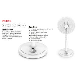 Air Circulator <b>Fan</b> <b>Remote</b> <b>Control</b> Timer Floor <b>Fan</b> DC Inverter Vertical Smart <b>Fan</b> Household Use - Product Image 5