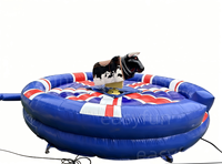 Équipement de jeux souples en gros, Vache mécanique commerciale compétitive avec matelas pour adultes, à vendre, Machine de rodéo d'occasion