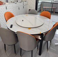 Table à manger rétractable moderne en chêne extensible pour meubles de ferme et de restaurant combinaison de chaises en bois pour la maison