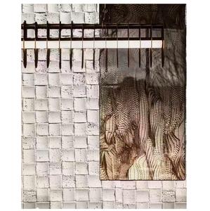 Panneau de mosaïque en travertin MCM, mosaïques de grande taille, carreaux en céramique d'argile modifiée pour revêtement mural intérieur - Product Image 6