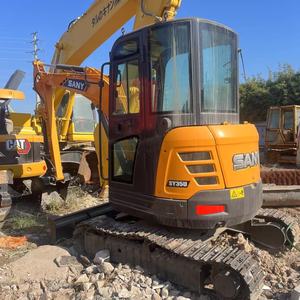 รถขุดขนาดเล็ก SY35U 3.5 ตัน พร้อมกระบอกไฮดรอลิก Sany เครื่องยนต์ Yanmar สำหรับงานก่อสร้างเคลื่อนย้ายดิน น้ำหนักใช้งาน - Product Image 6