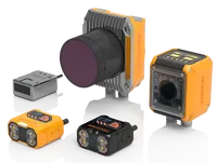 Capteur de vision carré Sense VDS10-BH0106-RP avec reconnaissance d'image IA pour la détection de défauts sur lignes, sortie NPN/PNP, protection IP67
