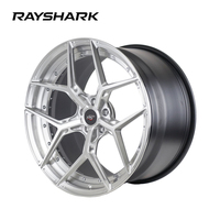 Velg Forged RS Custom 2 Piece 5x114.3 5x112 Brushed Rims 22 23 24 Inch untuk Ferrari Purosangue Audi RS7 C8