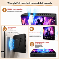 Cadeau de soutien pour fans de célébrités, aimant de réfrigérateur musical personnalisé, lecteur de musique magnétique NFC, concert