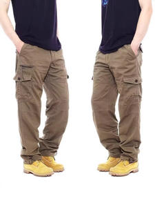 Haute qualité hommes multi-poches Hip Pop pantalon pantalon Streetwear pantalons de survêtement Hombre mâle décontracté mode Cargo pantalon hommes - Product Image 3
