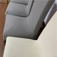 Housses de chaise extensibles en jacquard tricoté Spandex/Polyester, durables et élastiques, pour salles à manger, mariages et hôtels