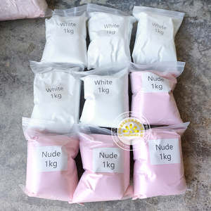 Sức Mạnh Nhà Máy Bán Buôn Móng Tay Nghệ Thuật Nguồn Cung Cấp 3-Trong-1 Bộ Tinh Thể Rõ Ràng Khỏa Thân Màu Hồng Acrylic Bột Và Chất Lỏng Trong USA Bí Mật - Product Image 4