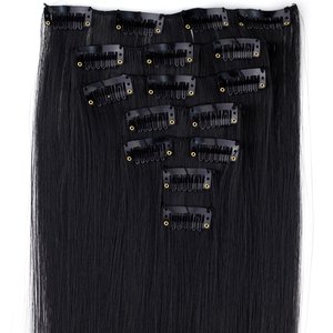 Bán Buôn Bất Clip Ins Tóc Con Người 100% Remy Tóc Trinh Nữ Nguyên Liệu PU Tự Nhiên Dài Thẳng Vô Hình Liền Mạch Clip Trong Phần Mở Rộng Tóc - Product Image 1