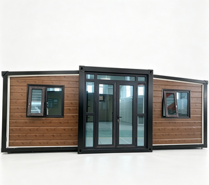 Casa Contenedor Prefabricada Expandible de 40 pies, Resistente al Viento, de Doble Ala, <span class=keywords><strong>3</strong></span> Dormitorios, Fácil de Construir, Ecológica y Resistente al Fuego - Product Image 1