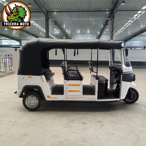 Tricycles et Tuk-tuks électriques <span class=keywords><strong>de</strong></span> haute qualité à carrosserie fermée pour le <span class=keywords><strong>transport</strong></span> <span class=keywords><strong>de</strong></span> passagers, 6 à 9 places, moteur 4000W 72V, batterie au lithium - Product Image 5
