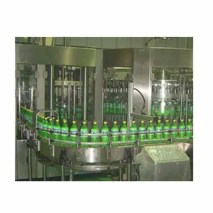 High quality soda drinks canning machine equipment small beer wine plastic glass bottle filling capping sealing making machine