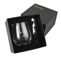 Tire-bouchon de Sommelier 3-en-1 en Verre Cheefast avec Coupe-capsule pour Restaurant
